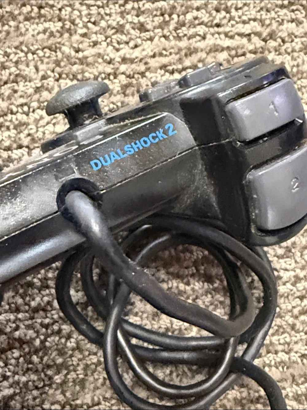 Sony Black PlayStation Wired Dual Analog Controller